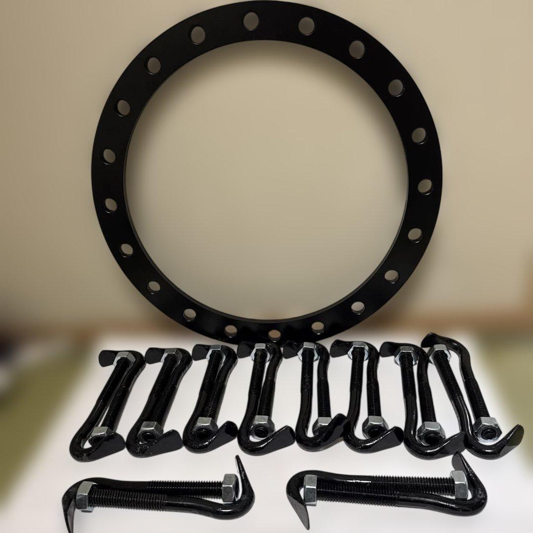 値下げしました　締め太鼓用 平輪＋ボルト＋ナット【1台分／即組み付け可／和太鼓】