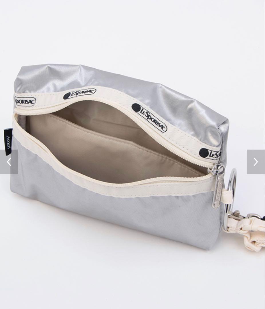 【新品未使用】Ameri Vintage レスポートサックマルチポーチ　シルバー