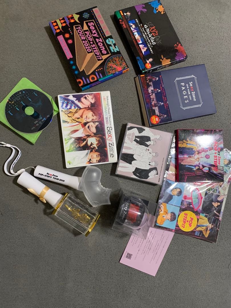 SexyZone CD LIVEDVD ファンクラブ限定グッズ　ペンライト