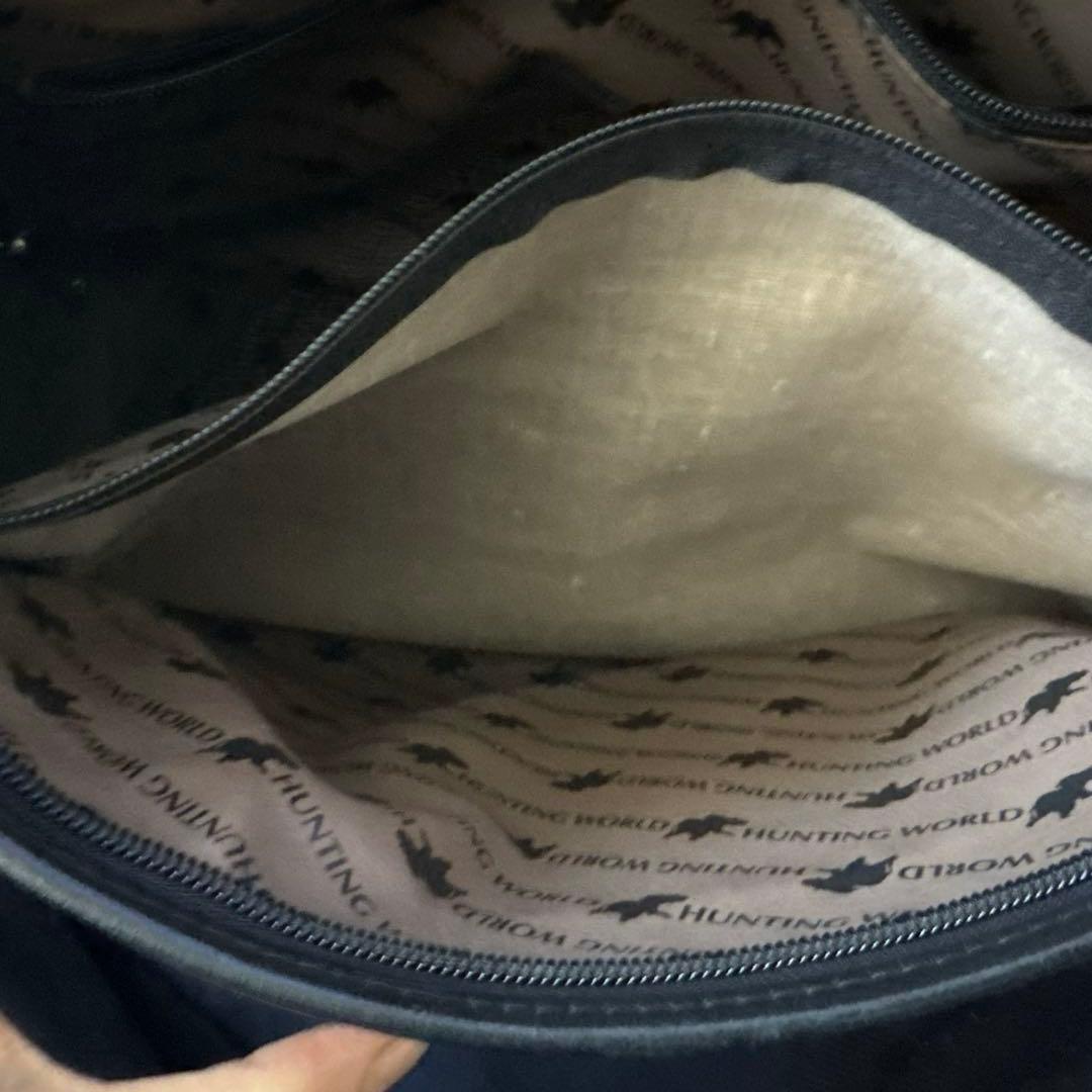 ハンティングワールド メッセンジャーバッグ キャンバス サファリ