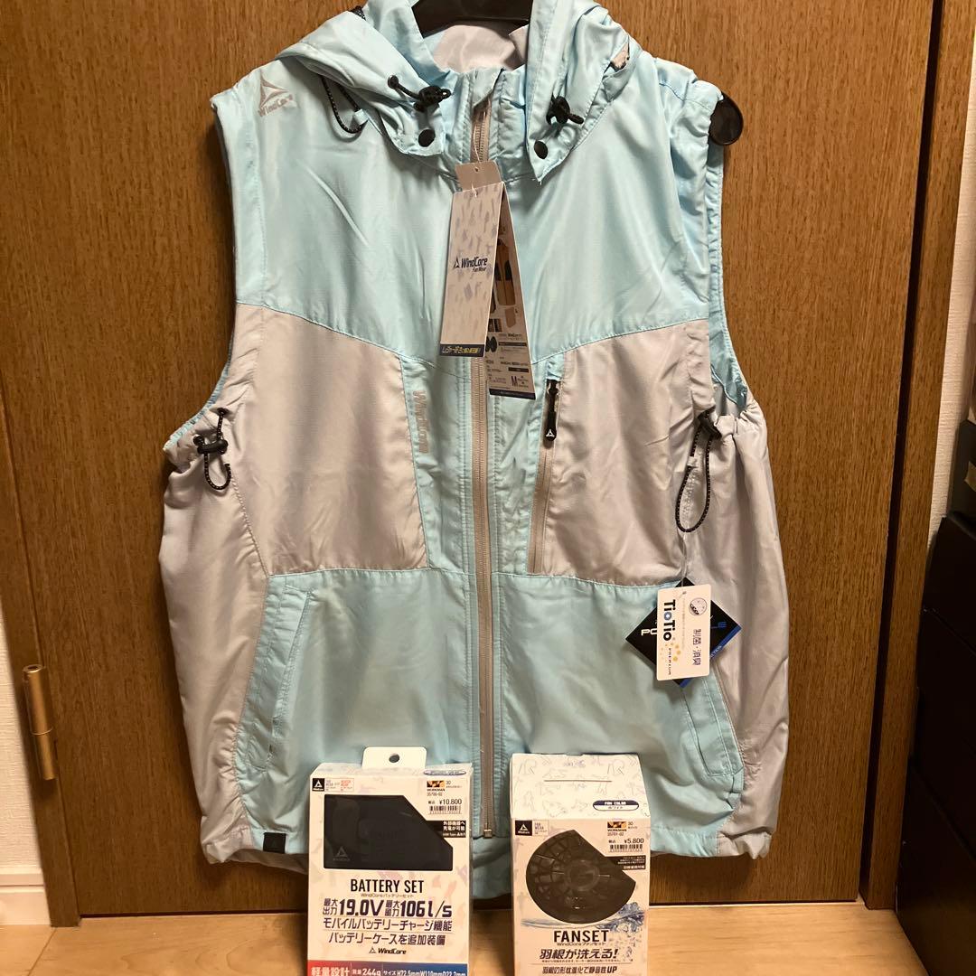 【新品未使用・3点セット】ワークマン　空調ベスト　ファン　バッテリー