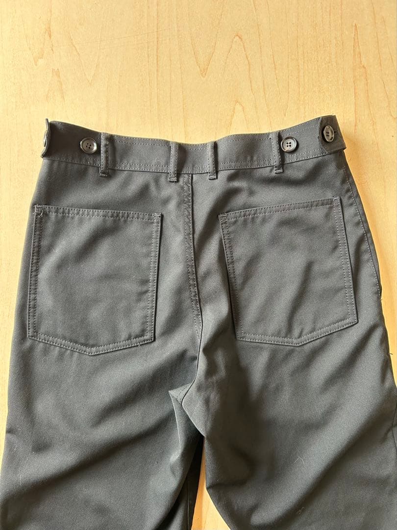 コムデギャルソンオムドゥ　ウールパンツXS黒