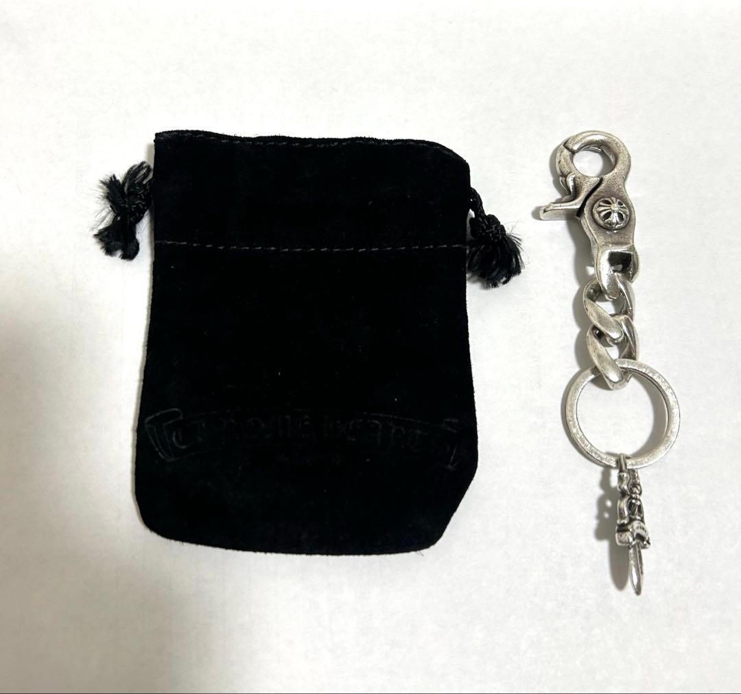 直営店購入 CHROMEHEARTS クラシックキーチェーン クリップ ショート
