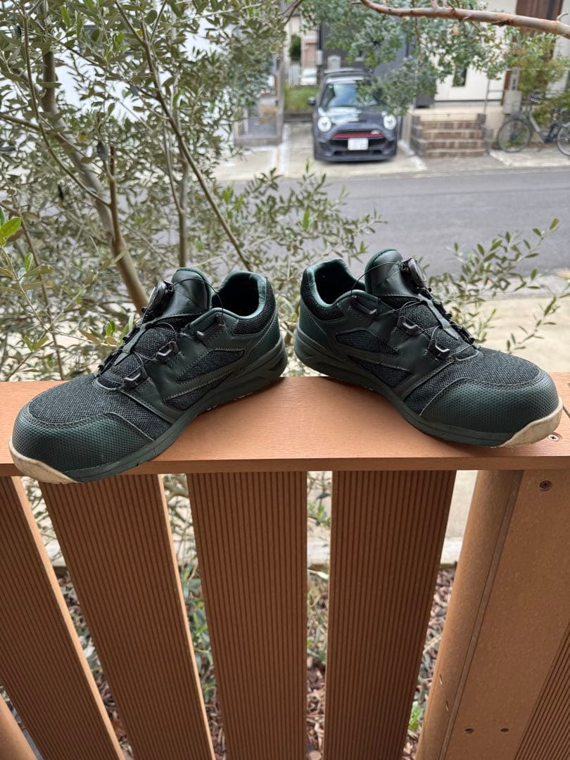 Ｋ*Ｋ様 ミズノ　安全靴　グリーン　緑　BOA オールマイティ