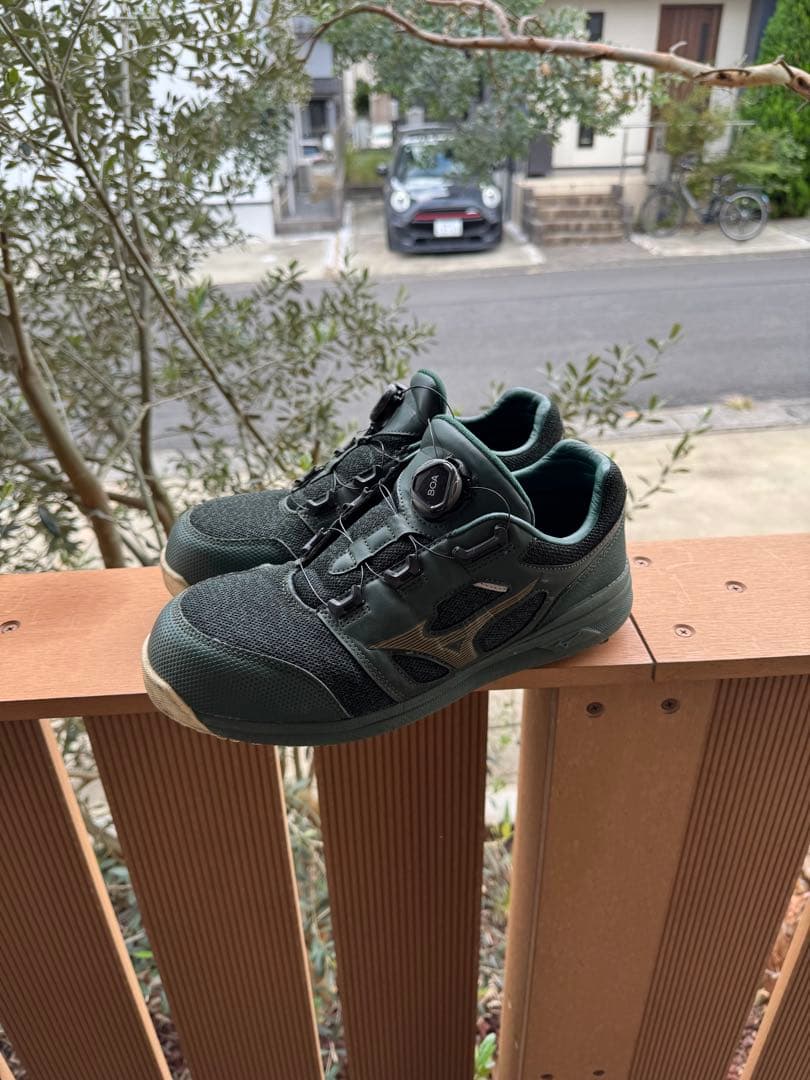 Ｋ*Ｋ様 ミズノ　安全靴　グリーン　緑　BOA オールマイティ