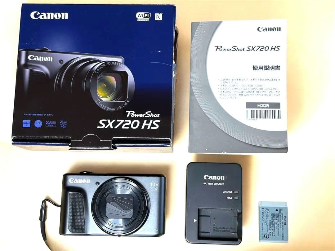 Canon PowerShot SX720 HS ブラック 美品