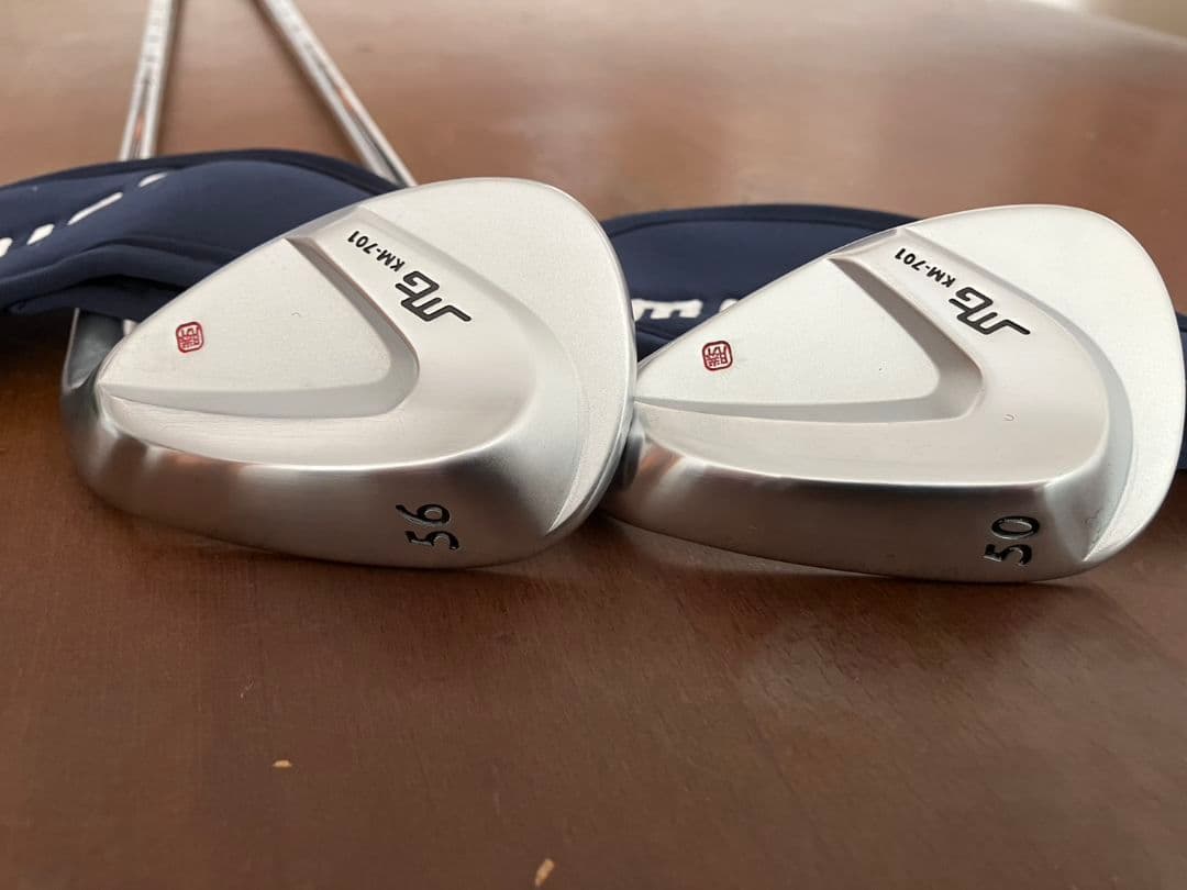 生産終了モデル純鉄ウェッジ 三浦技研 超美品 KM-701 50度+56度