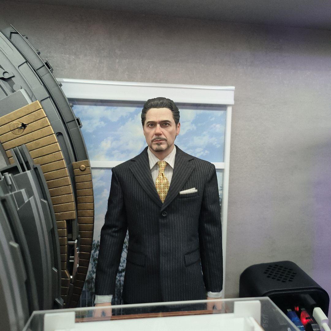 トニー・スターク フィギュア アイアムアイアンマン スーツセット スタンド付き