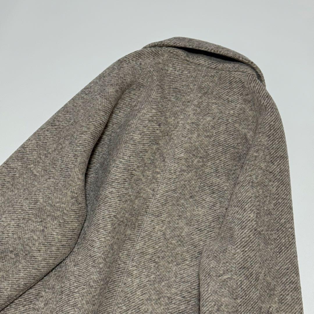 2025完売品✨ アダムエロペ ヘリンボンツイードボンディングコーディガン 美品