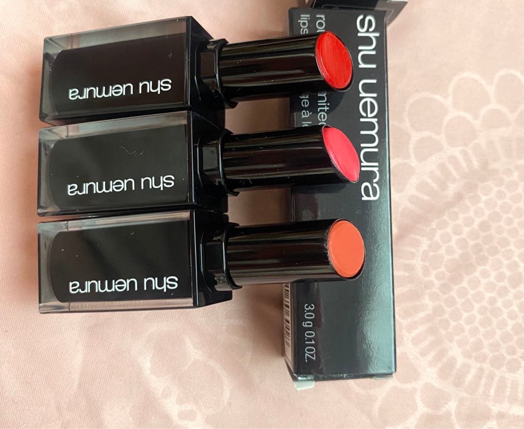 3本セット+ビューラー付  shu uemura ルージュアンリミテッド