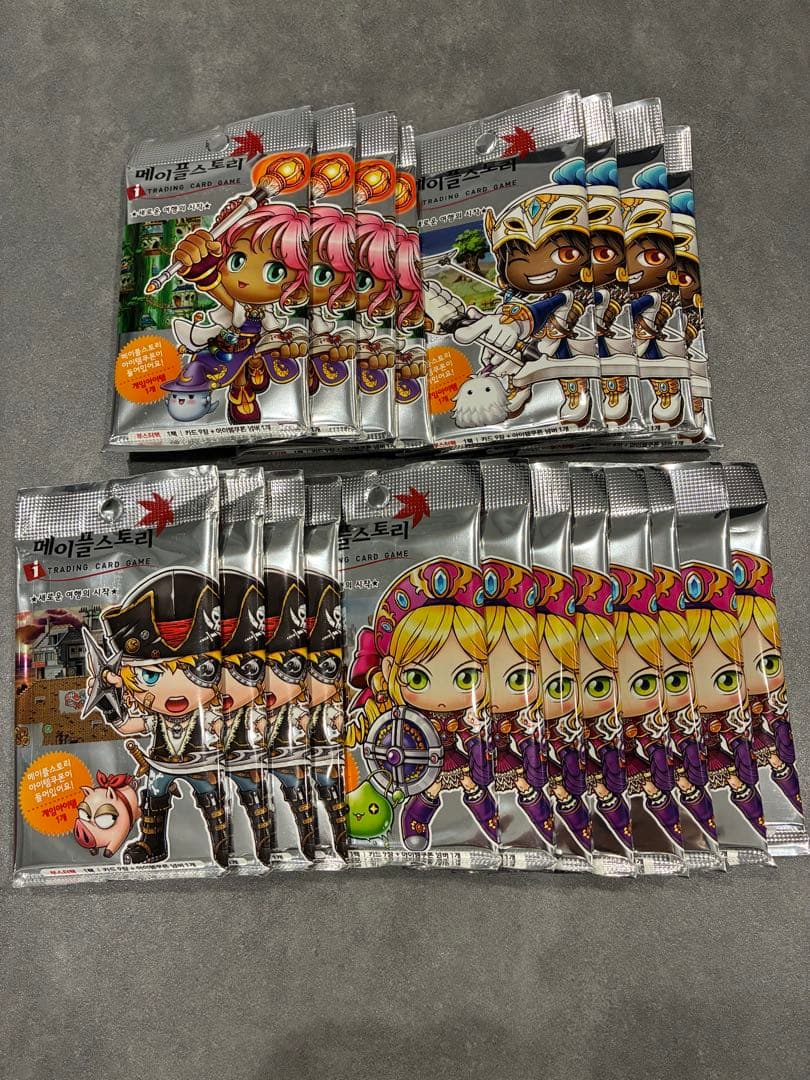 メイプルストーリー Maple Story TCG 第一弾 韓国語 スターター