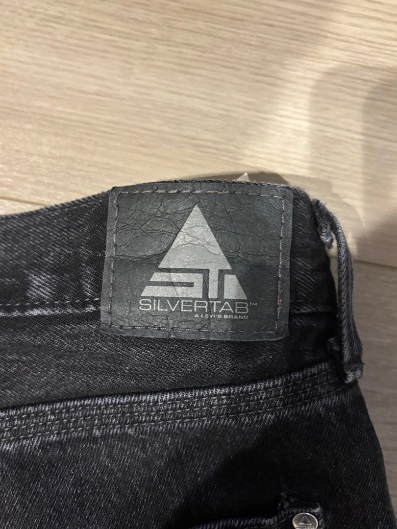 リーバイス シルバータブ バギー ブラック W30 L30