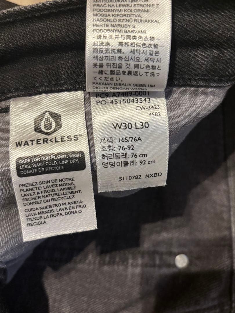 リーバイス シルバータブ バギー ブラック W30 L30