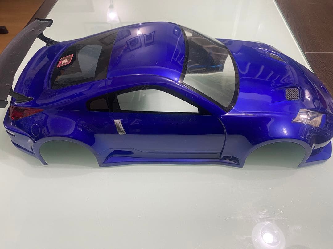 ヨコモ⁇NISSAN フェアレディz33 ボディー ブルー