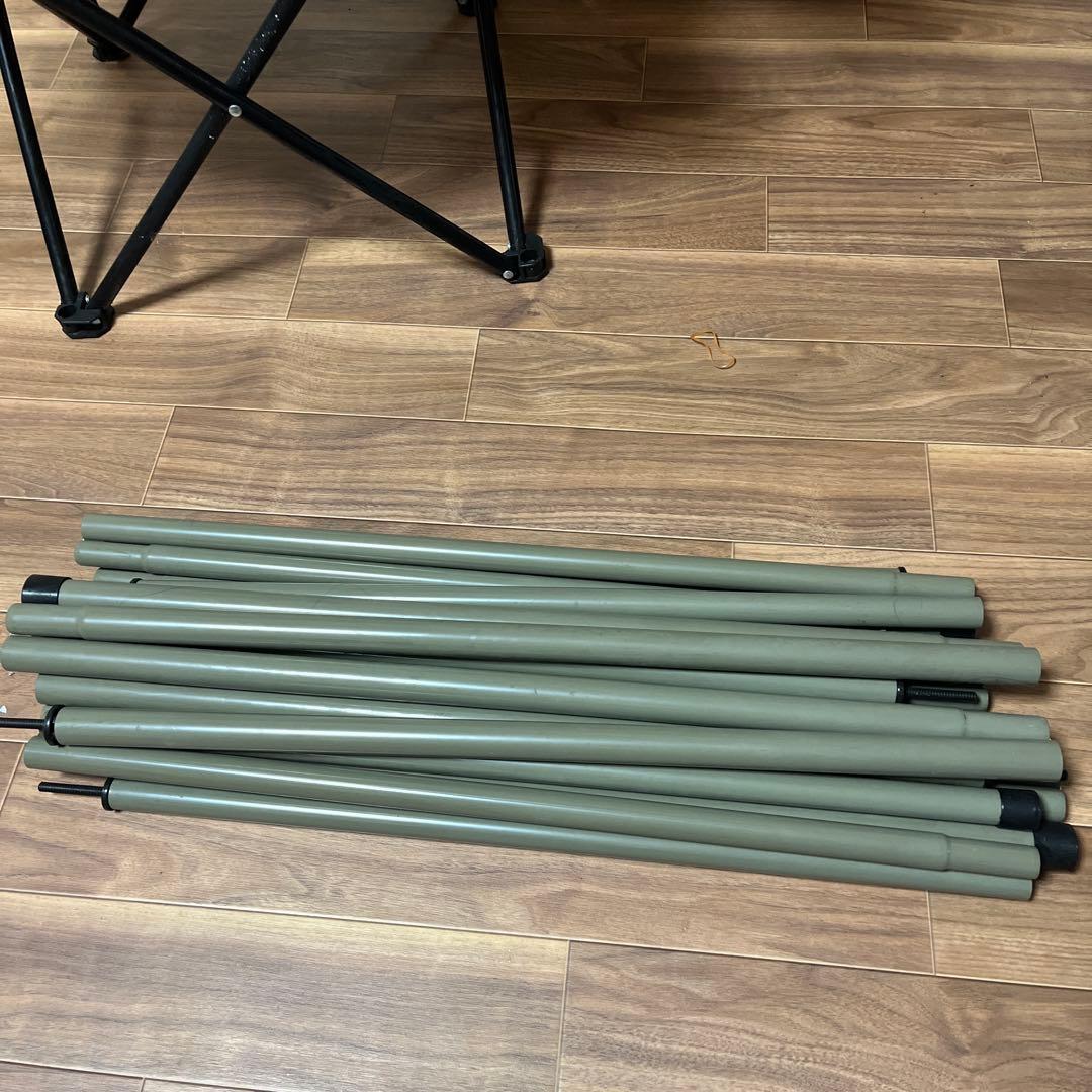 カーキ アルミ テントポール