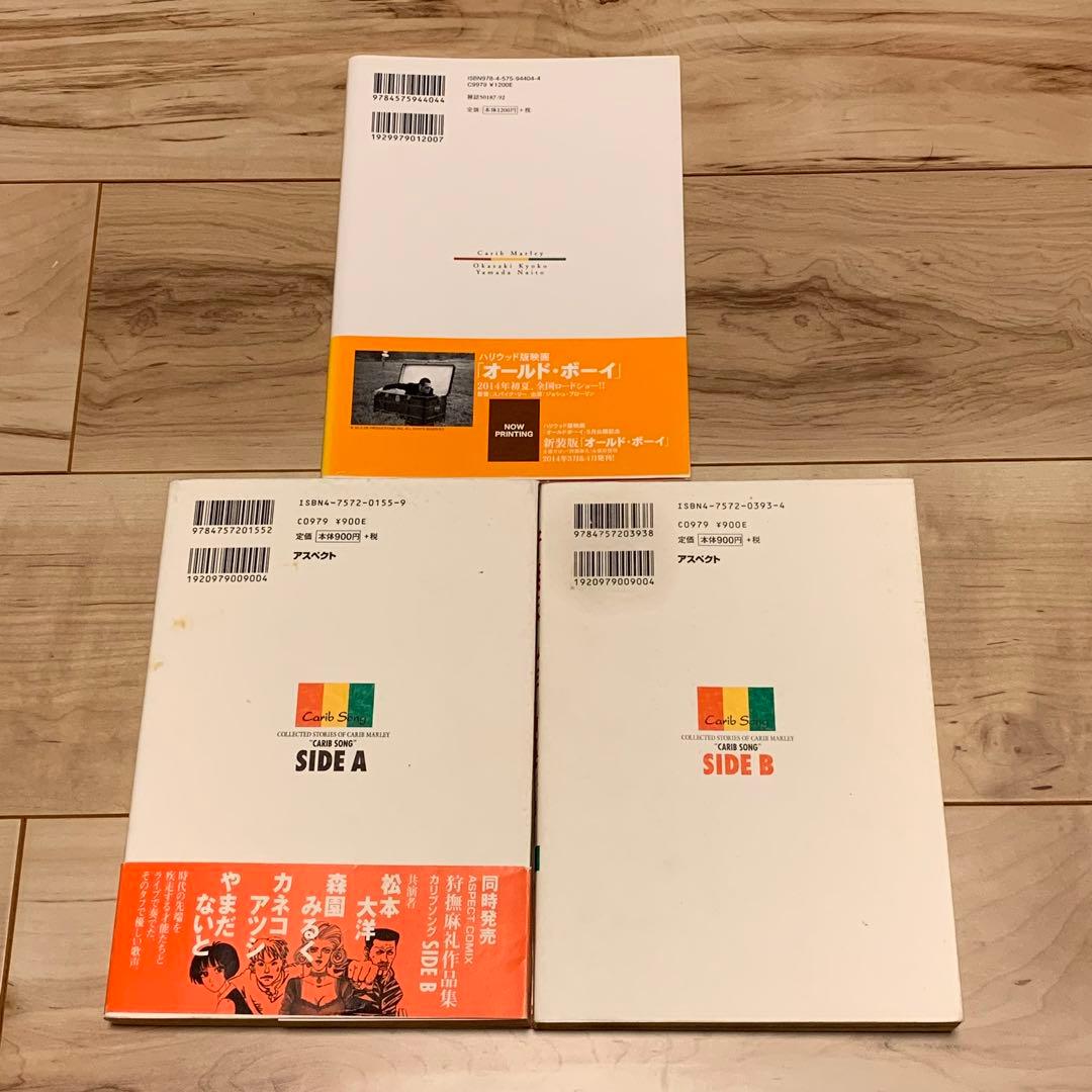 ★全初版set 狩撫麻礼 作品集SIDE A& SIDE B/カリブsong