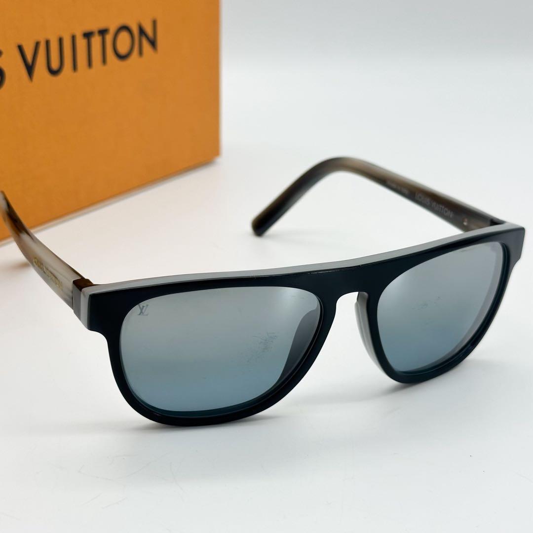 ルイヴィトン オリヴァー サングラス ブラック LV ロゴ