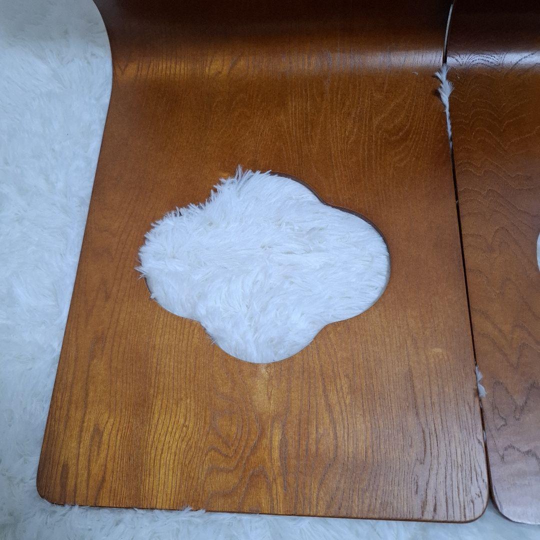 【美品】光製作所 木製座椅子 曲げ座椅子 和座椅子 旅館椅子 6脚セット