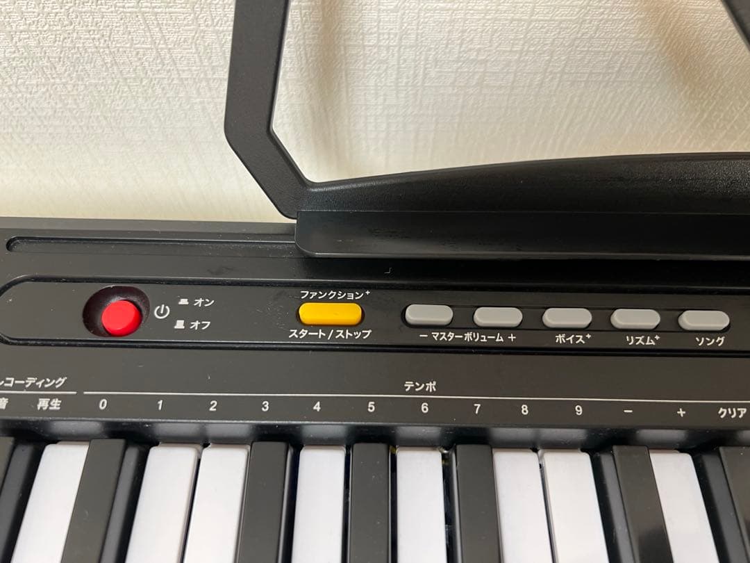 TORTE トルテ 電子　キーボード 軽量 61鍵　黒　スタンド、付属品付