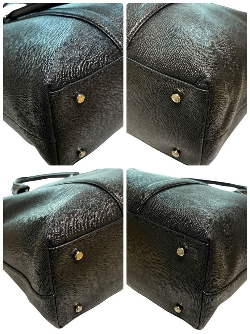 COACH コーチ メトロポリタン トートバッグ レザー ビジネス ブラック