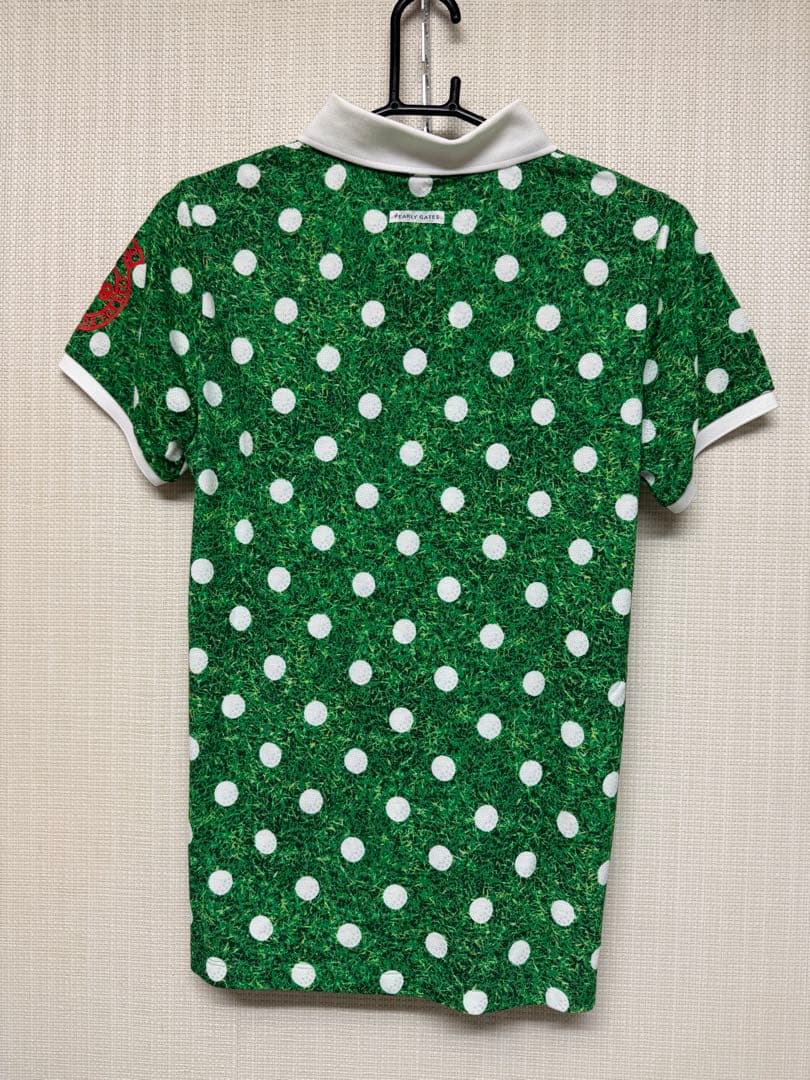 PEARLY GATES グリーンドットポロシャツ サイズ2