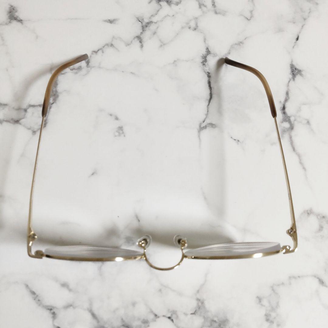 Zoff ゾフ★メガネ★中古★ゾフ クラシック★メタルフレーム【ゴールド】