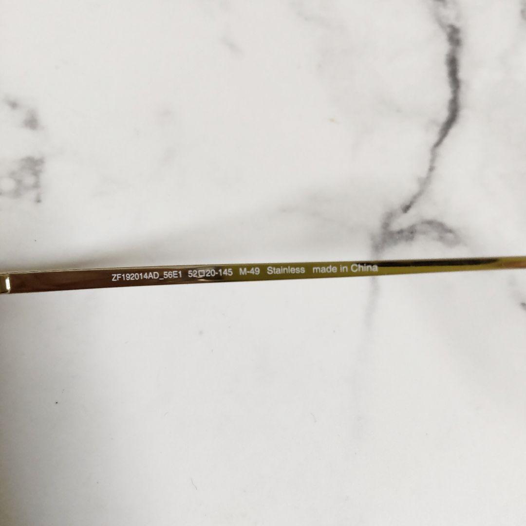 Zoff ゾフ★メガネ★中古★ゾフ クラシック★メタルフレーム【ゴールド】