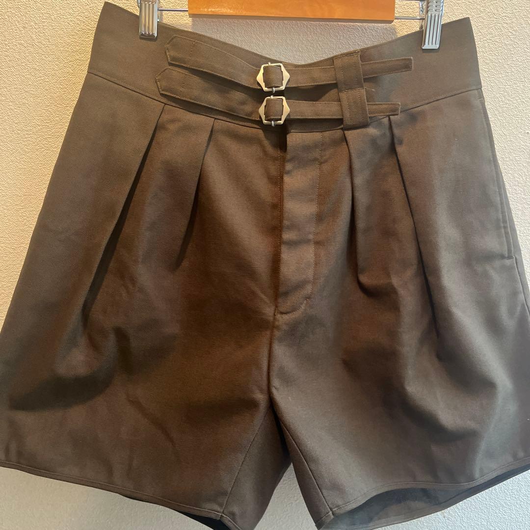 パンツ NEAT Hopsack shorts M