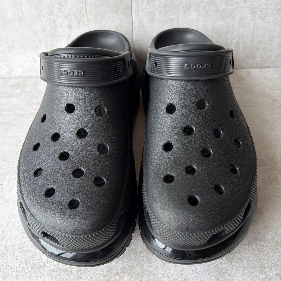 ⭐️人気モデル⭐️クロックス メガクラッシュ 厚底サボサンダル ブラック 29cm