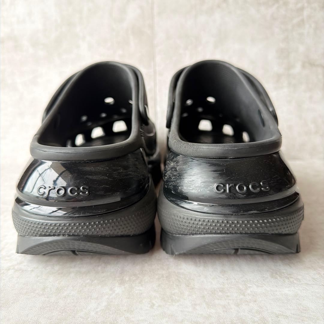 ⭐️人気モデル⭐️クロックス メガクラッシュ 厚底サボサンダル ブラック 29cm
