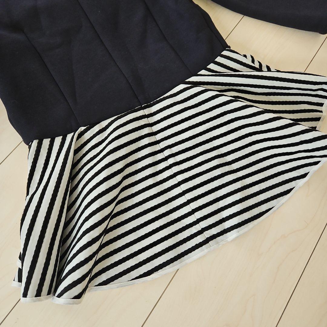 ボーダーズアットバリコニー　ペプラムトップス36