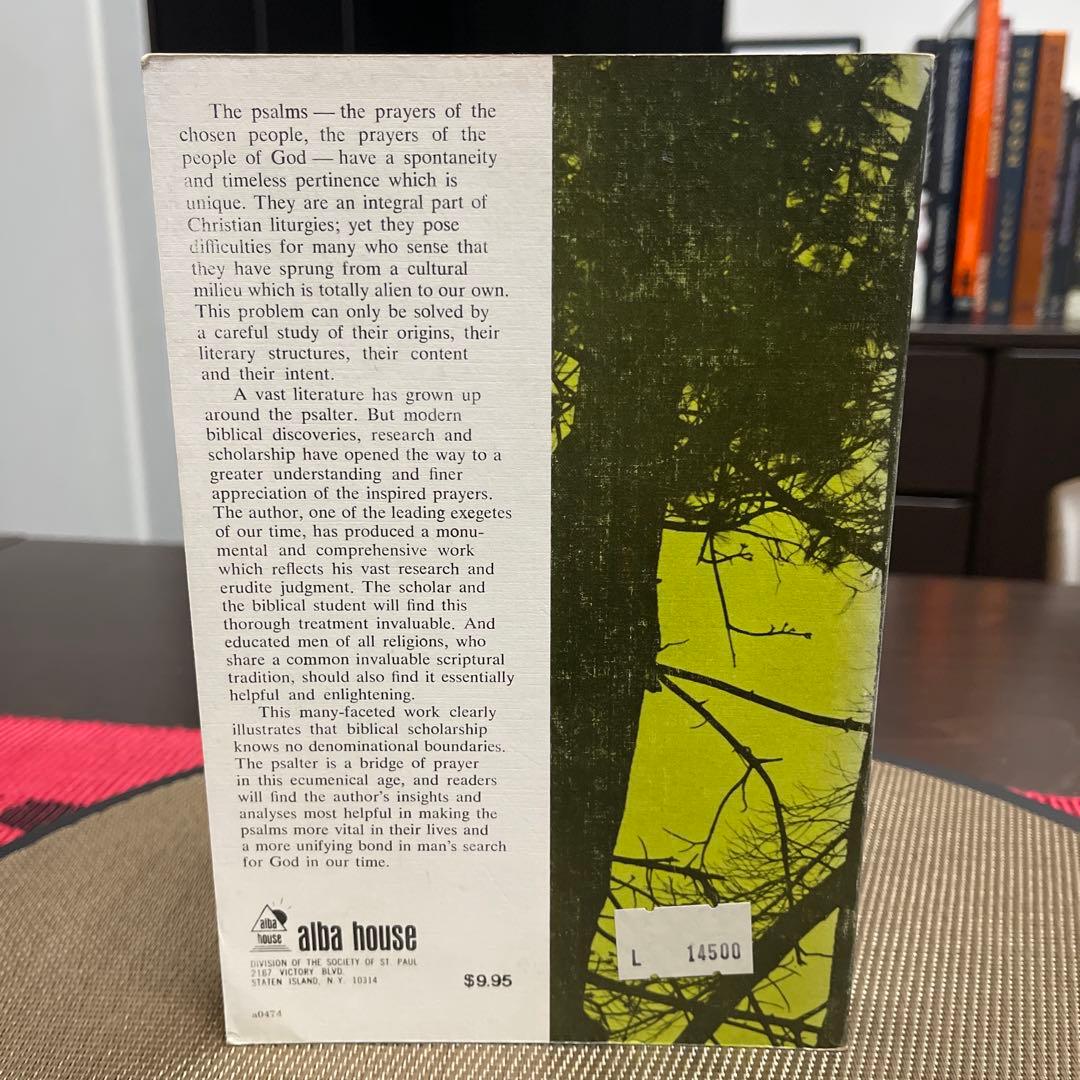 希少　THE PSALMS: THEIR ORIGIN AND MEANING