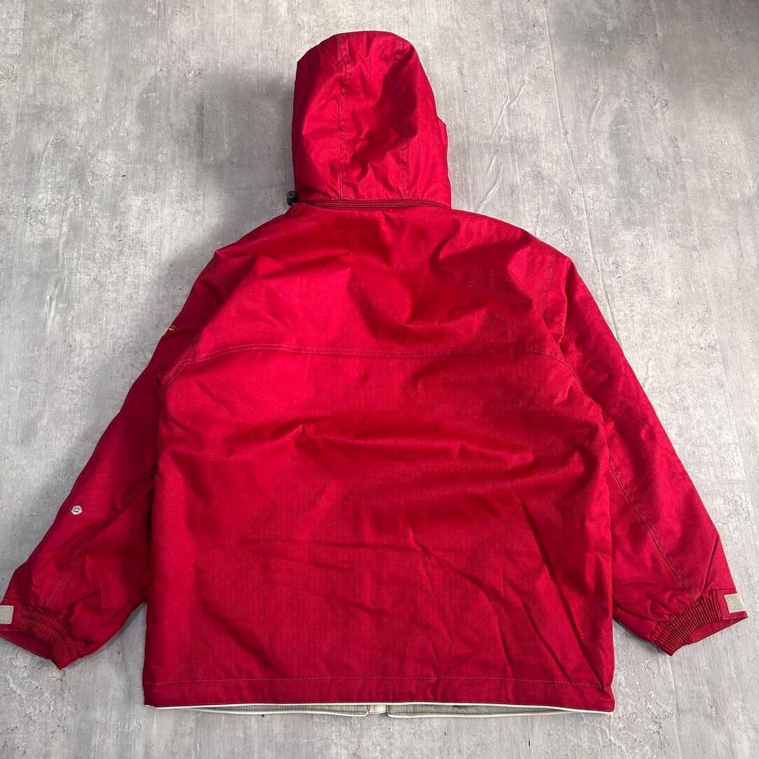 Z236 美品 エレッセ スキーウェア 上下 L レディース 赤×グレー 中綿