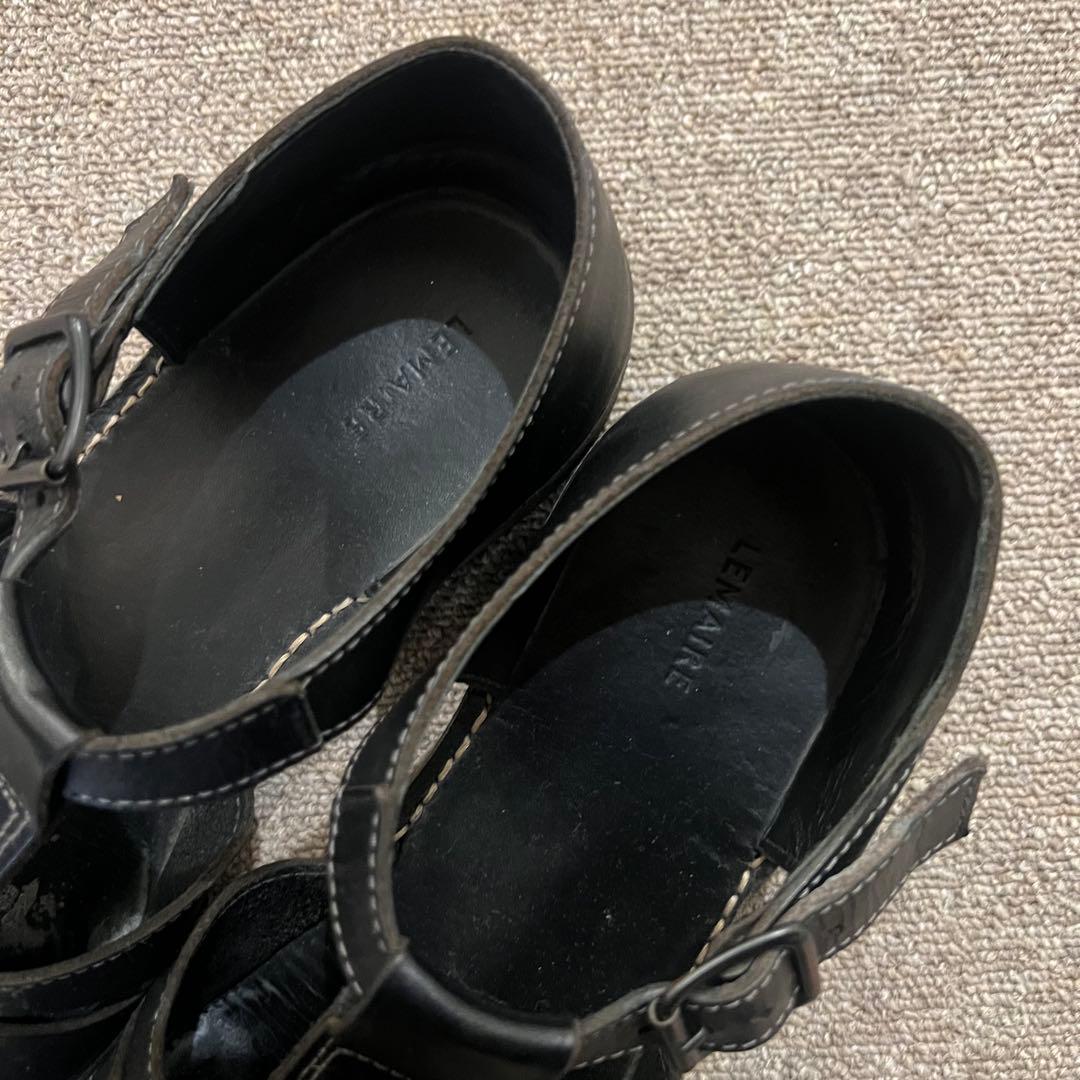 LEMAIRE ルメール レザー フィッシャーマン レザーサンダル 42