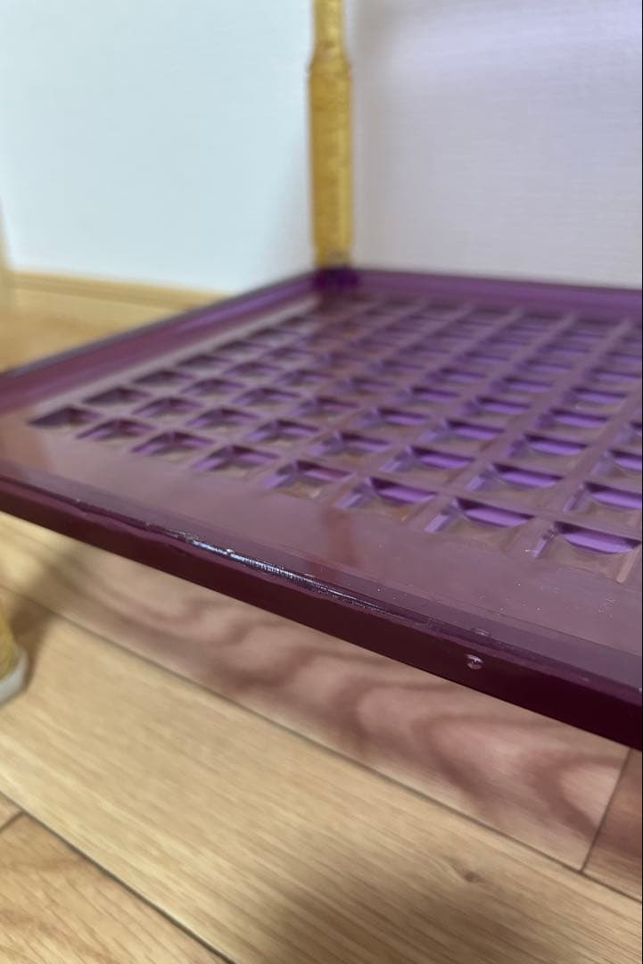 レトロポップ 昭和レトロ ラック キッチンラック パープル イエロー シルバー