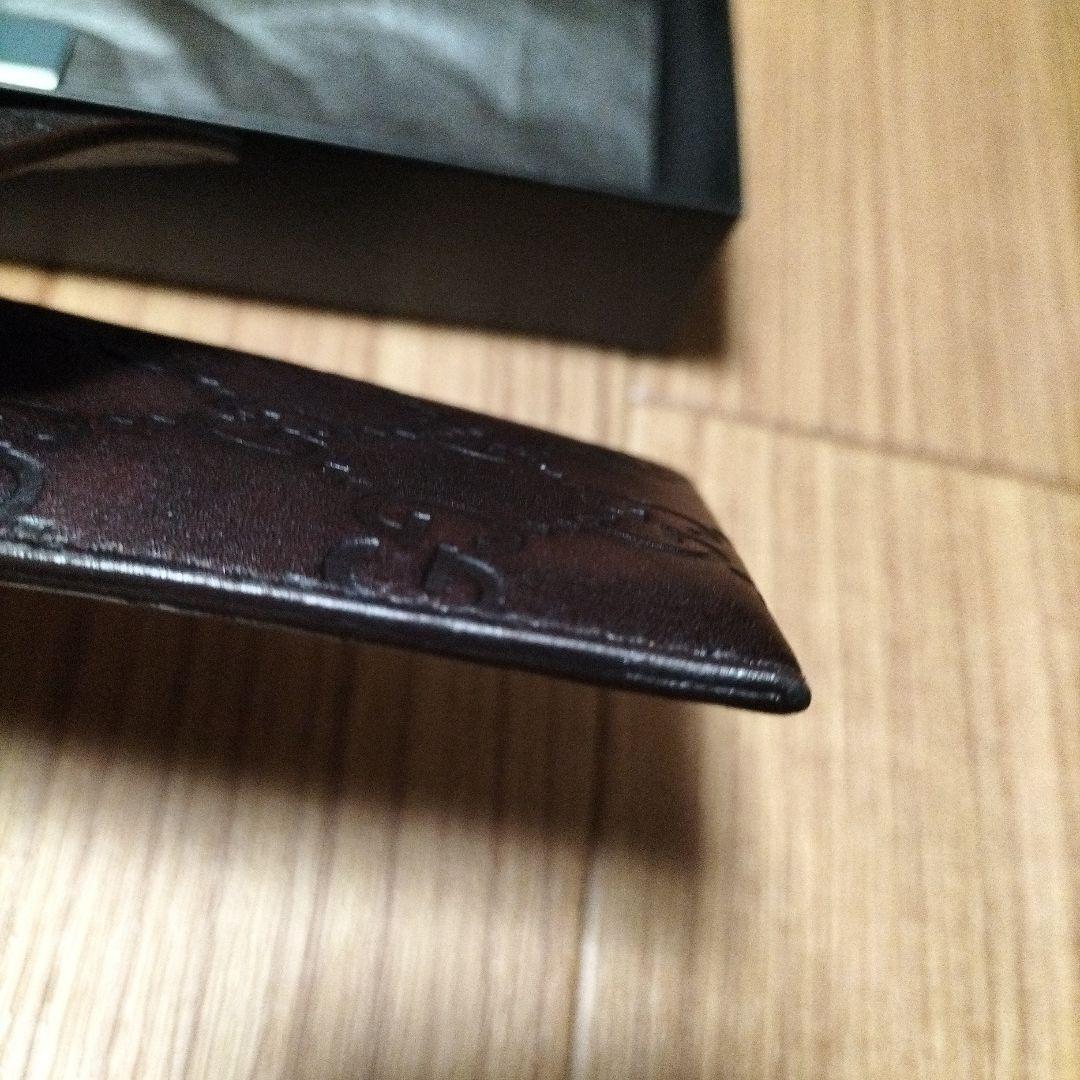 新品未使用 GUCCI ブラウンレザー メガネケース 小物入 化粧筆