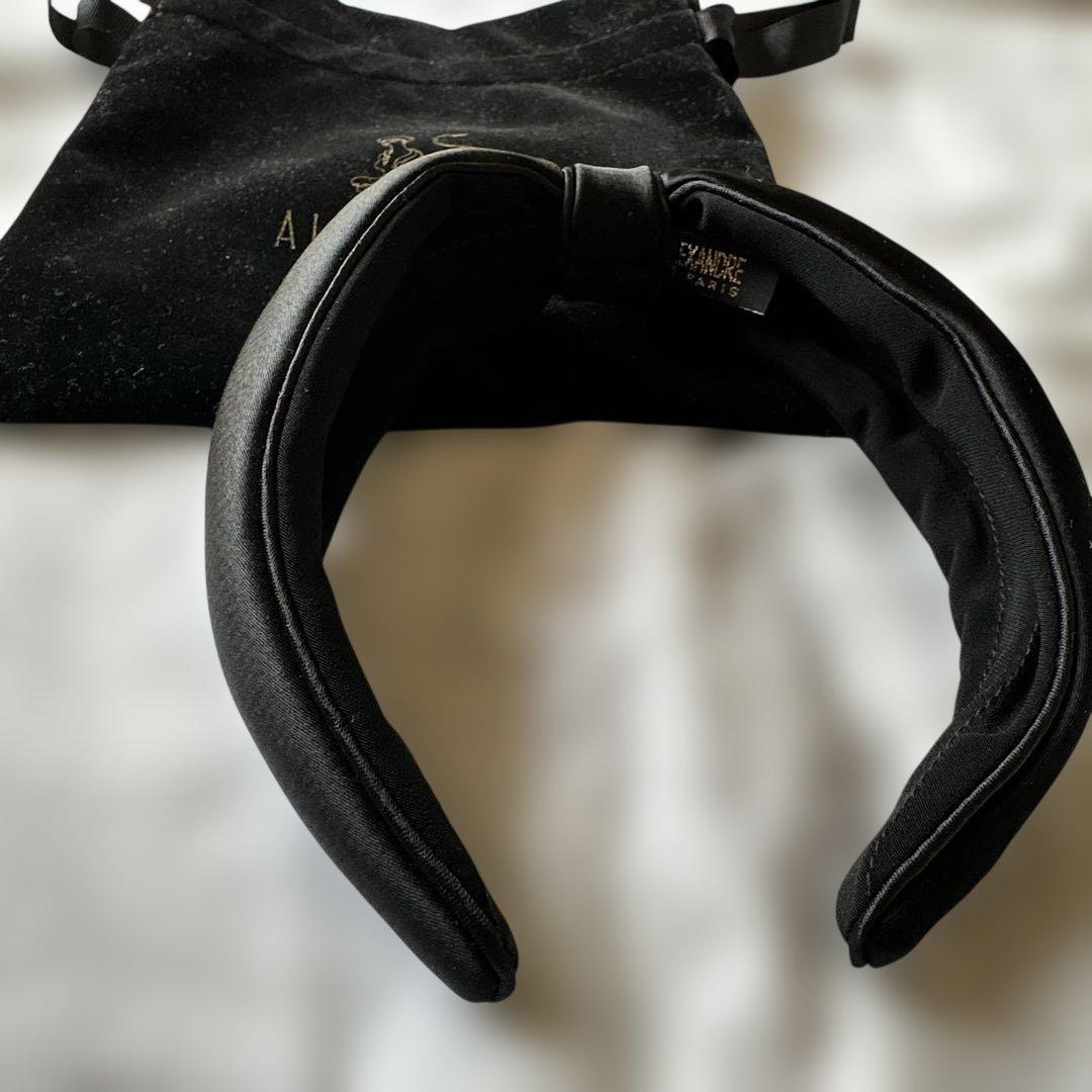 アレクサンドルドゥパリ　 サテンリボンカチューシャ