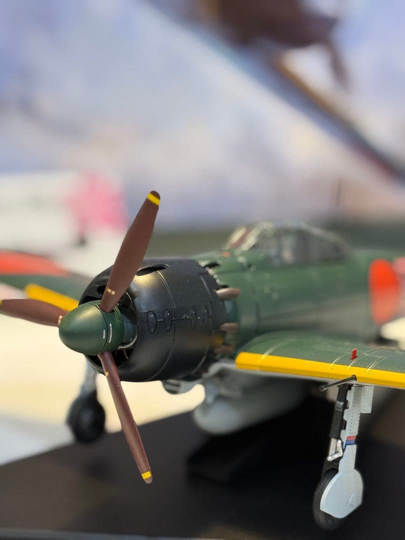 1/32 零式艦上戦闘機52型 ダイキャスト 岩本機 零戦 半完成モデル