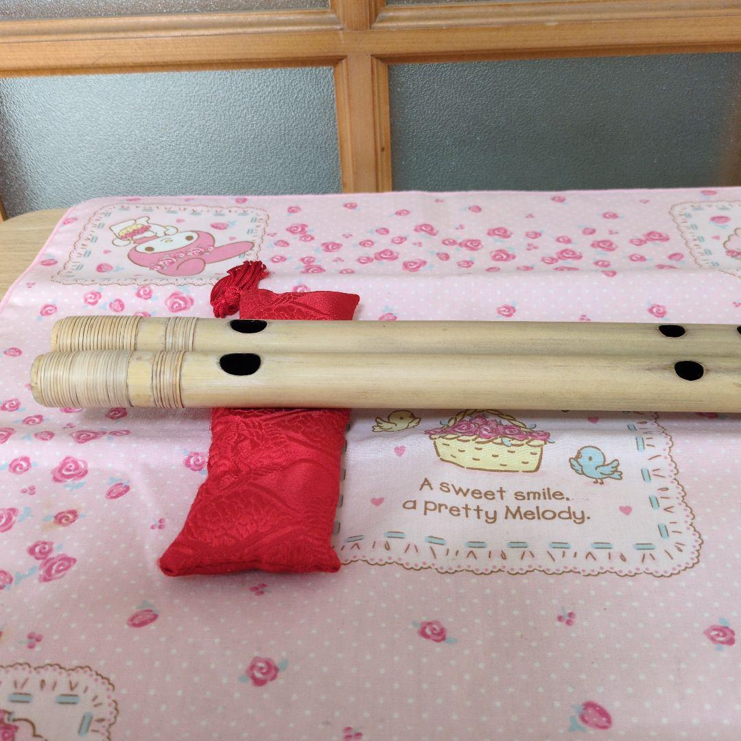 スギ篠笛六本調子古典（道中）新品