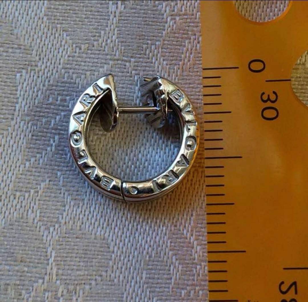 ブルガリ ビーゼロワン ピアス K18WG 片耳