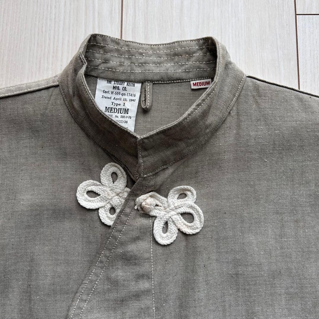 【希少】40s アメリカ軍　パジャマジャケット　スリーピングジャケット　軍納品