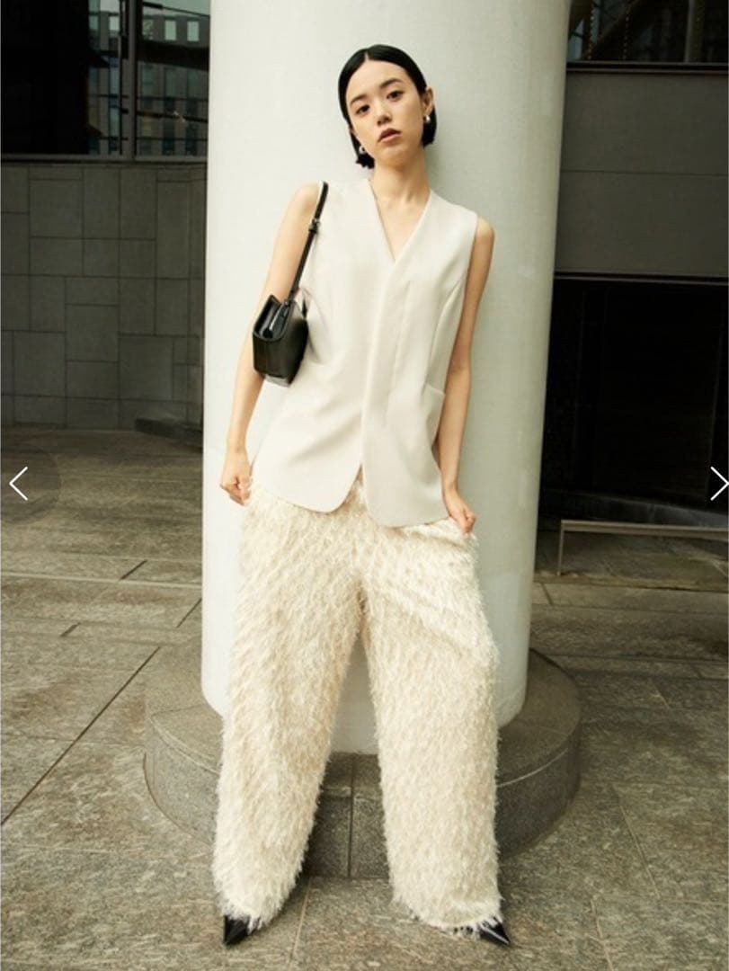 MIESROHE カットジャガードトップス