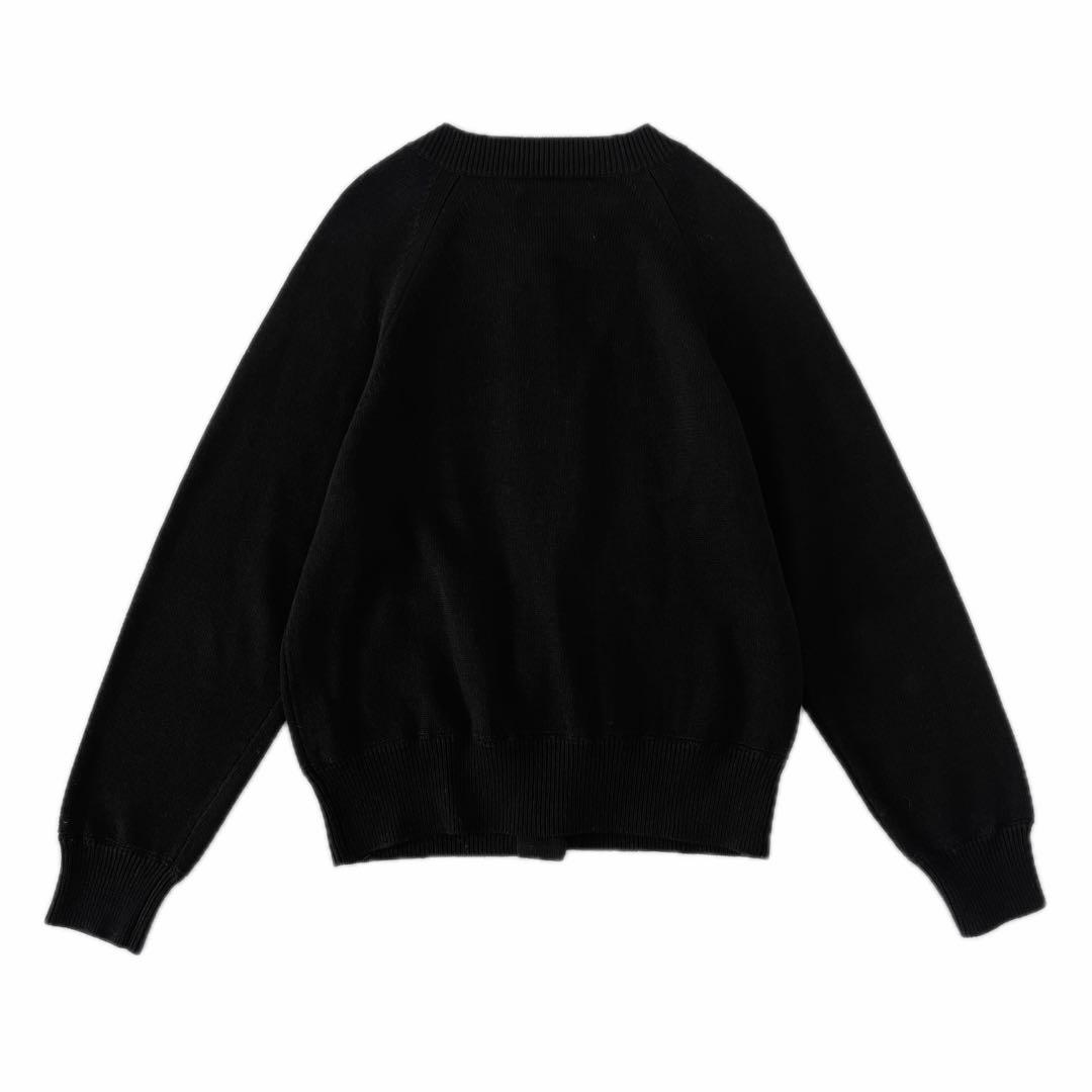 美品 MHL. マーガレットハウエル ギマコットン クルーネックカーディガン