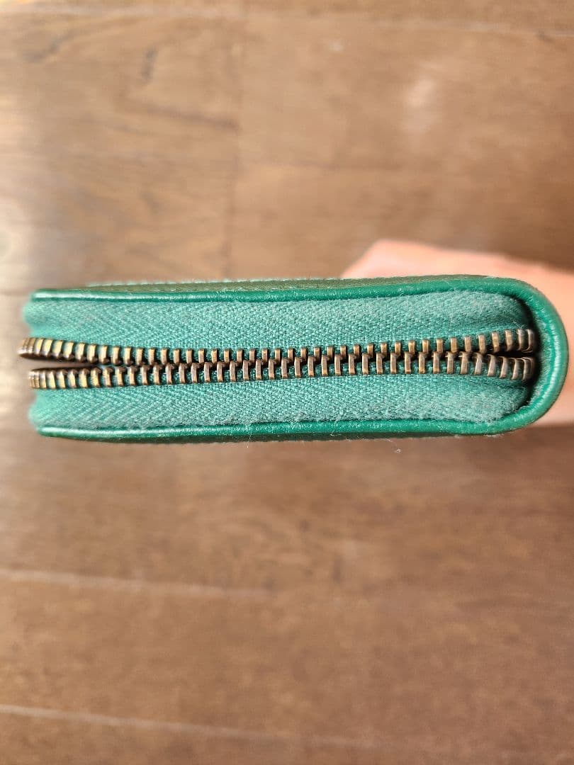 GUCCI　バンブー長財布　グリーン