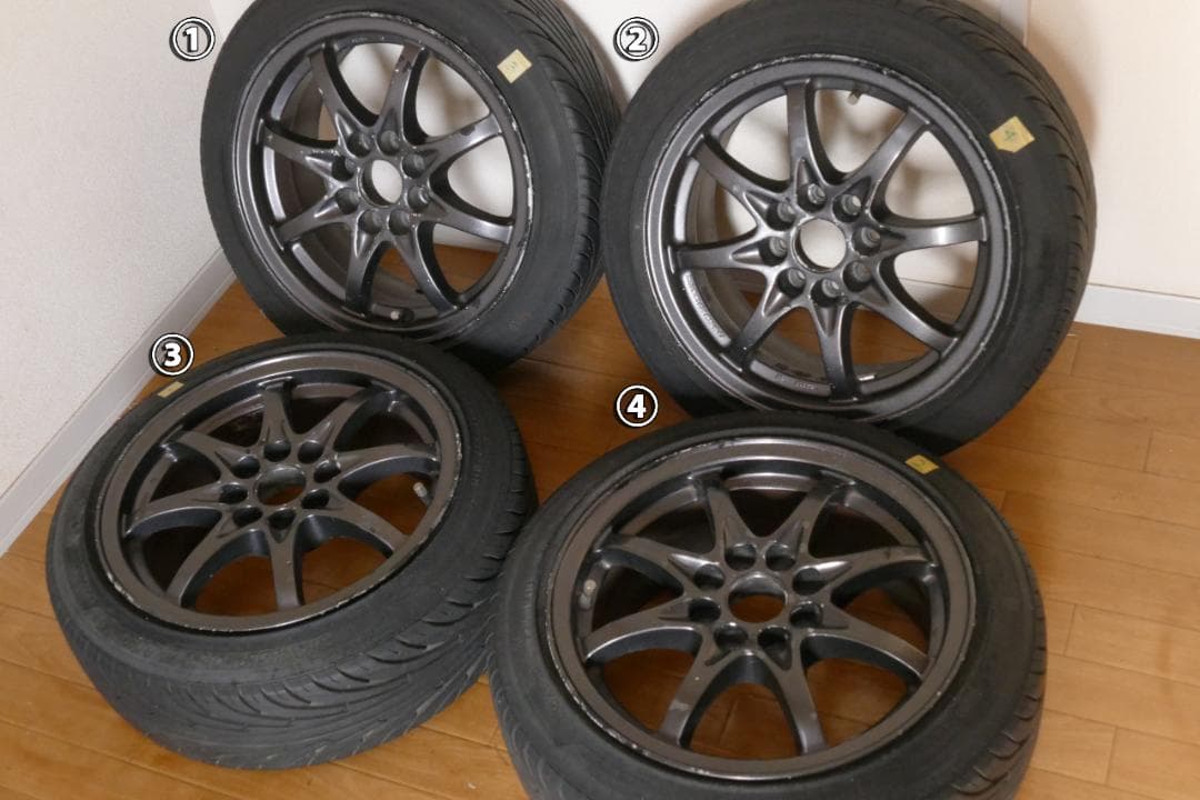 RAYS GR-N 14インチ 6.0JJ PCD100 +34 4本【中古】