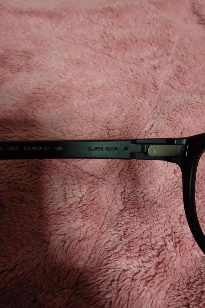 OAKLEY LATCH ZERO製クリアレンズ交換済 純正レンズなし 袋付属