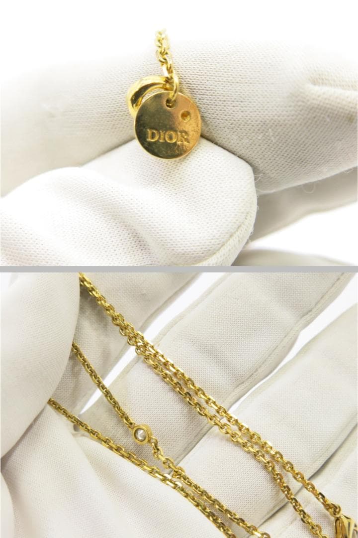 クリスチャンディオール　ネックレス　星ラインストーン＆COロゴ　18711417