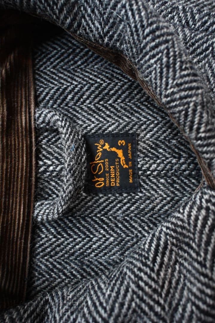 otS カバーオール ヘリンボーン