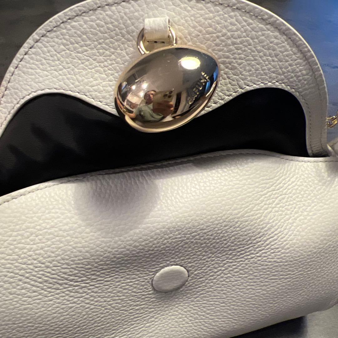 CDFUNE バック　チェーン　ホワイト　ゴールド