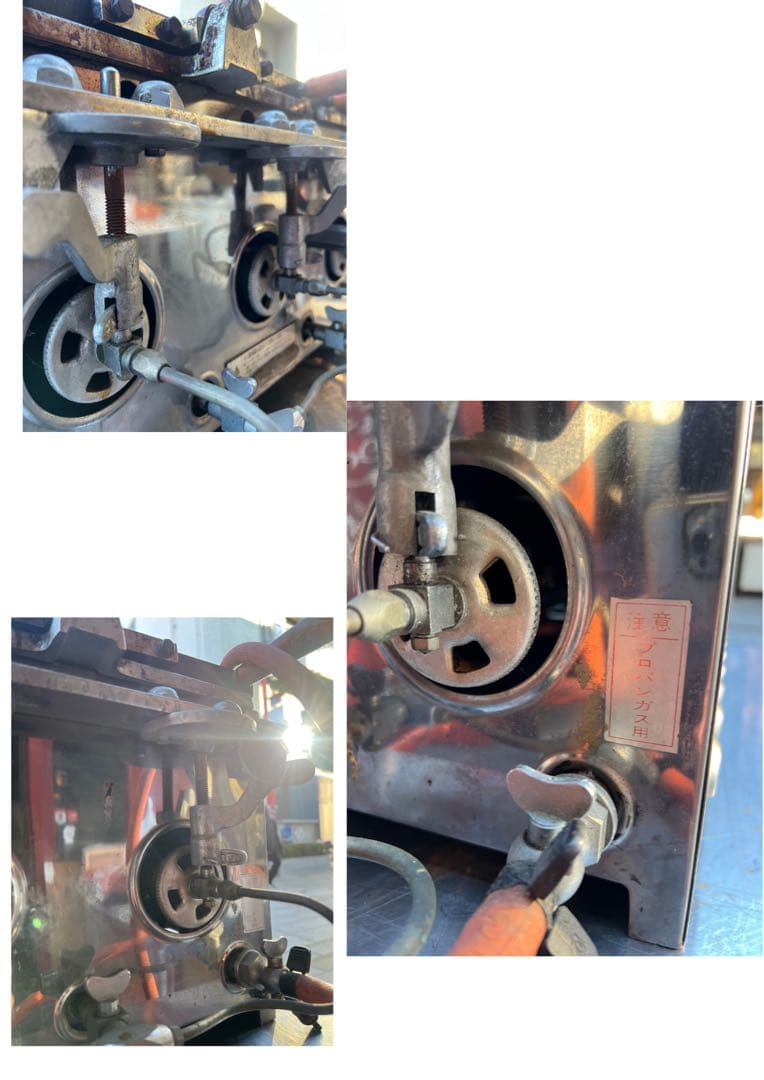 ミニ鯛焼き＆ミニハート型　大和田製作所製　業務用焼き台